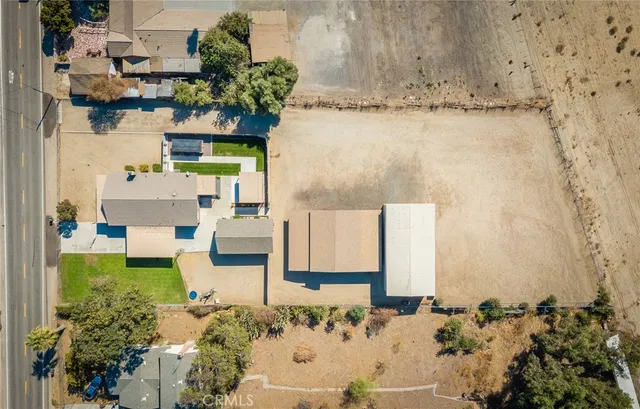 a view of a terrace with wooden fence