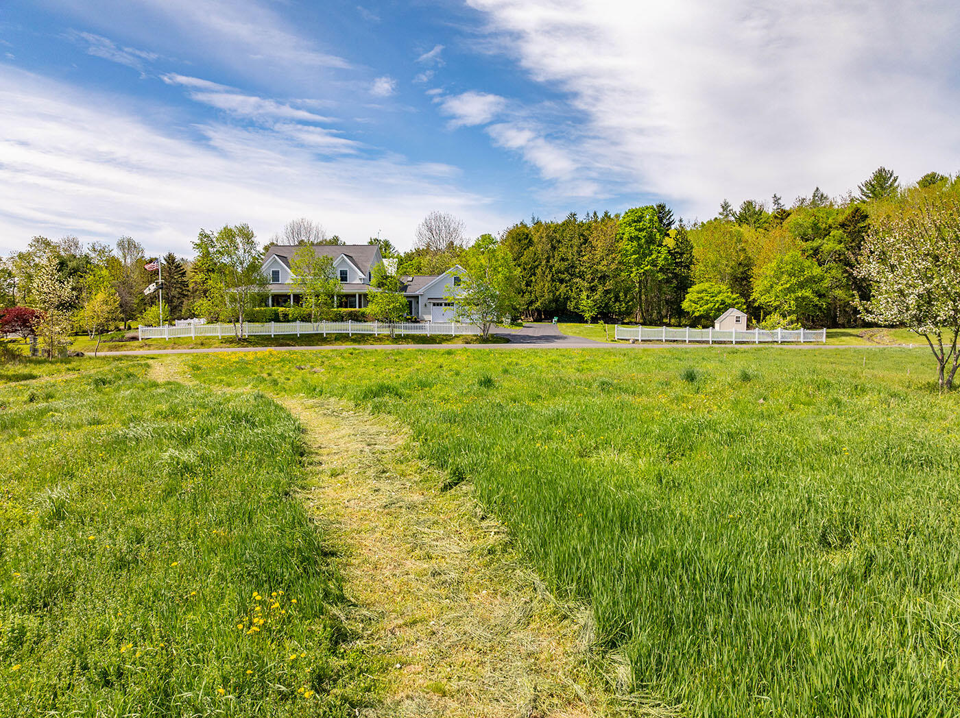 19 Old Stone Road Lincolnville, ME 04849 - Photo 11 of 13 Looking to the front of the lot.