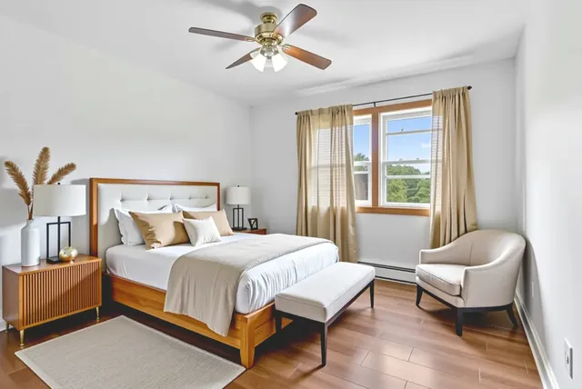 a aerial view of a house