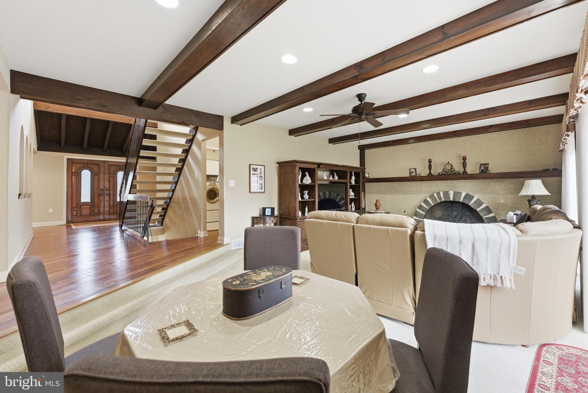 3 Stonehurst Drive Voorhees, NJ 08043 - Photo 11 of 43 a living room with furniture and a wooden floor