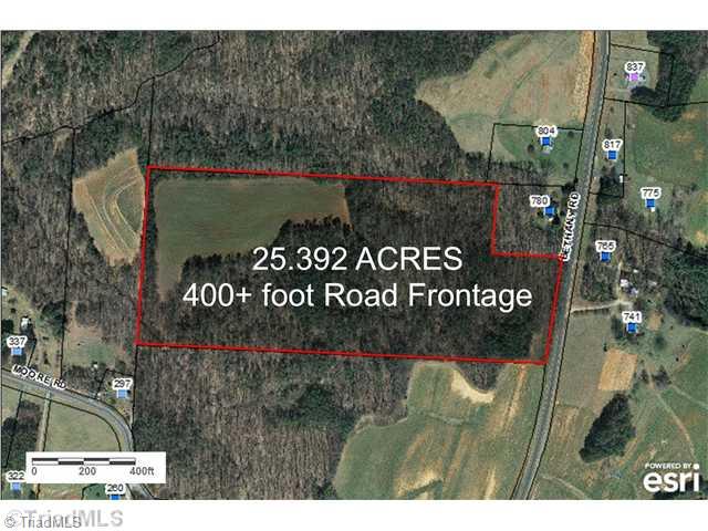 0 Bethany Road Reidsville, NC 27320 - Photo 3 of 8 Aerial View.