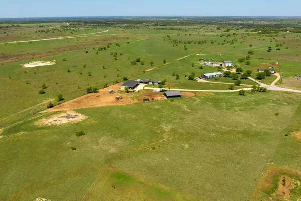 a view of a lake with a houses