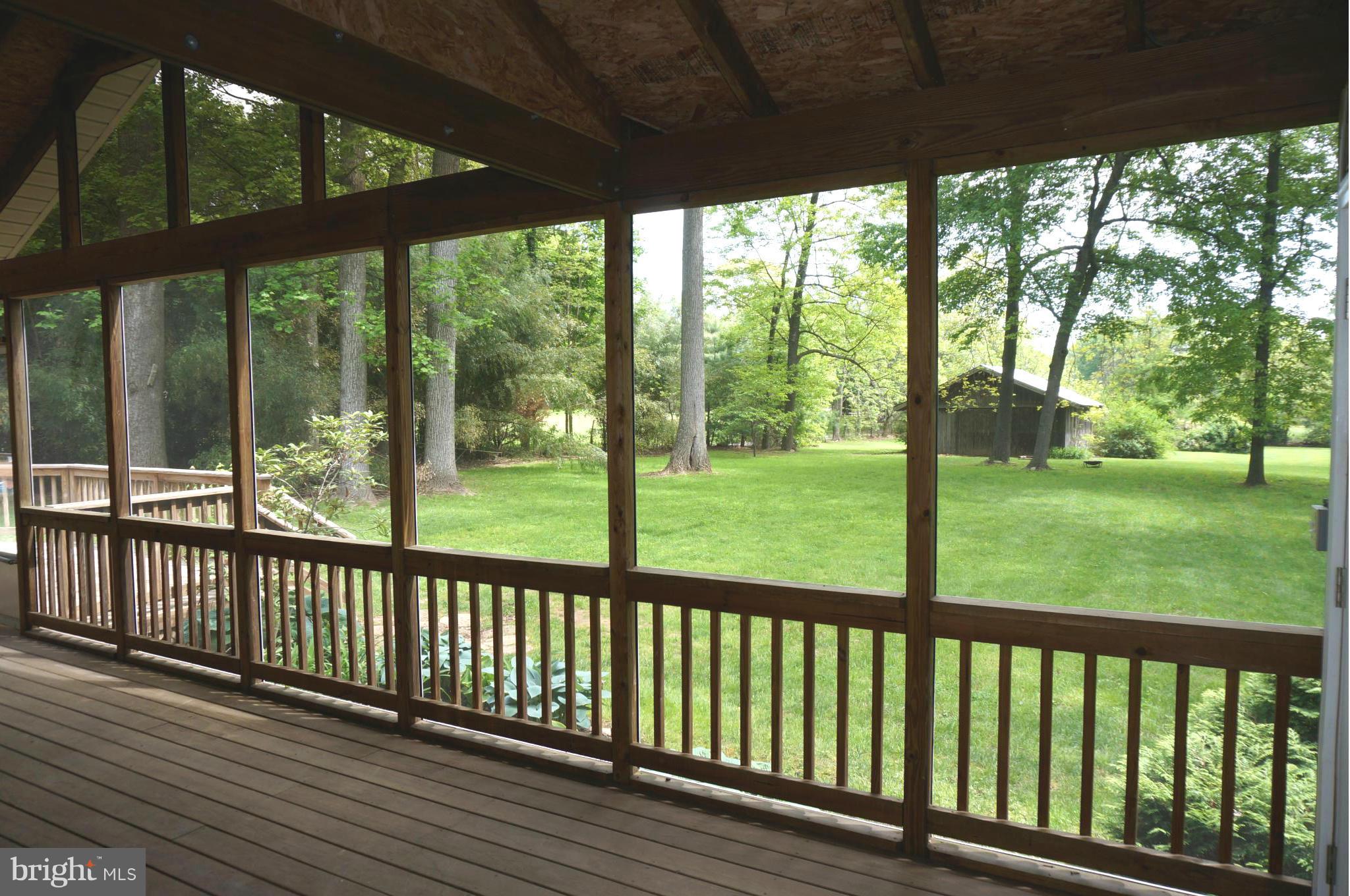12704 Scaggsville Road Highland, MD 20777 - Photo 28 of 30 Park Like View From Your Screened-In Porch