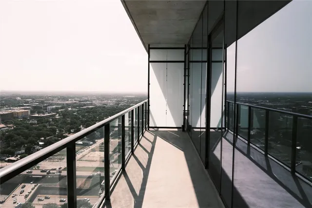 a view of a small space