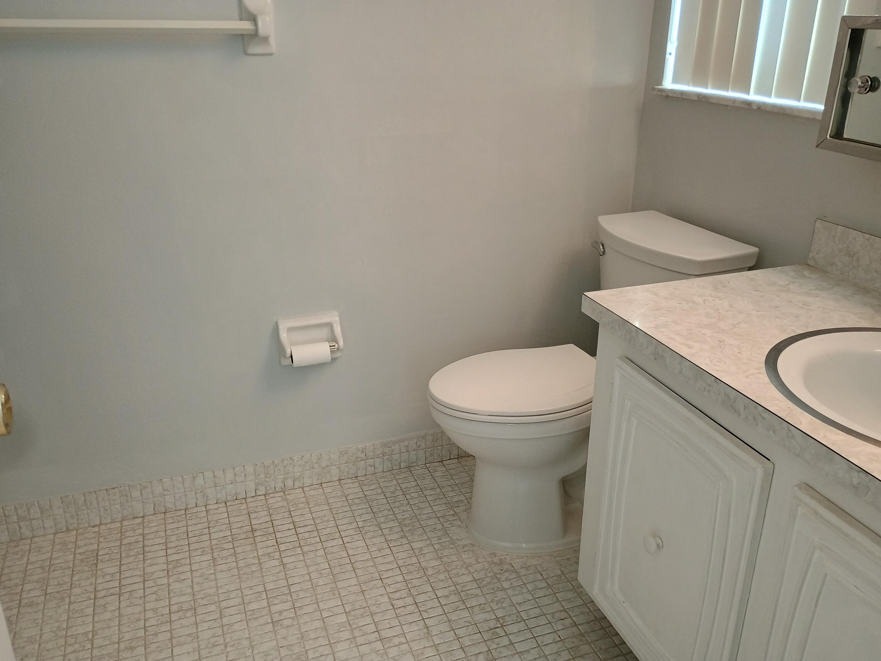 3 Colonial Club Drive, Unit 100 Boynton Beach, FL 33435 - Photo 17 of 26 a white toilet sitting next to a bathroom sink