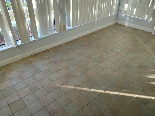 a bathroom with a potted plant and a sink