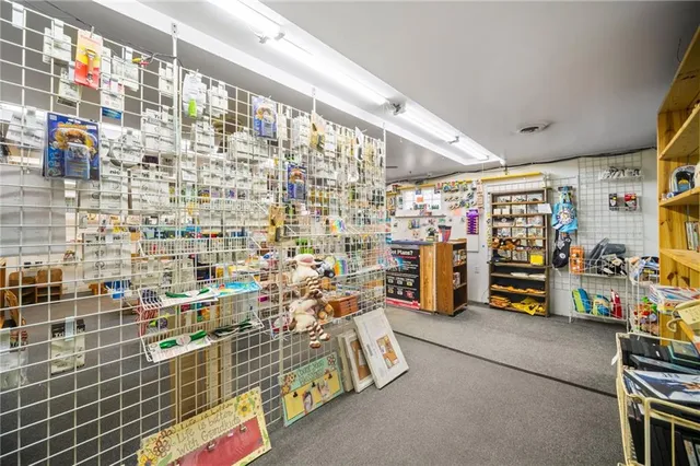 a view of parking garage