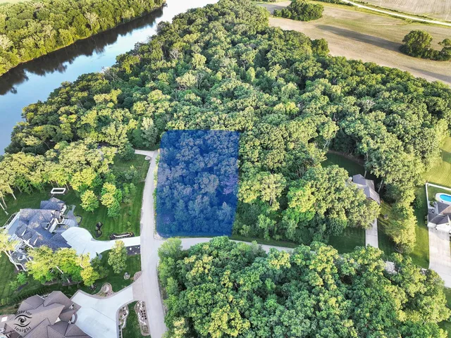 a view of a road with a yard