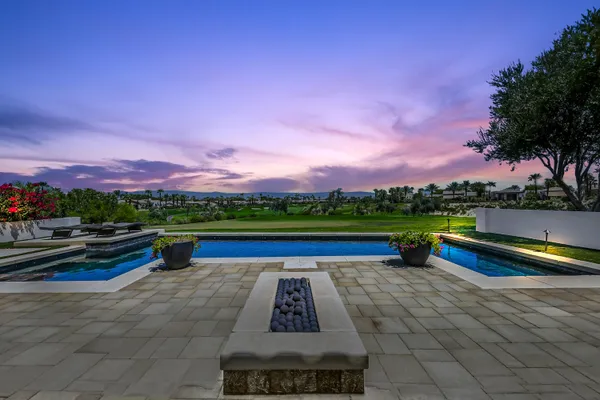 a view of an outdoor space with a lake view