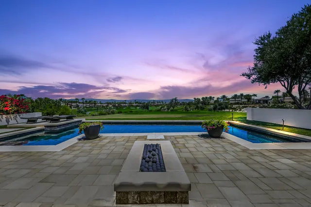a view of an outdoor space with a lake view