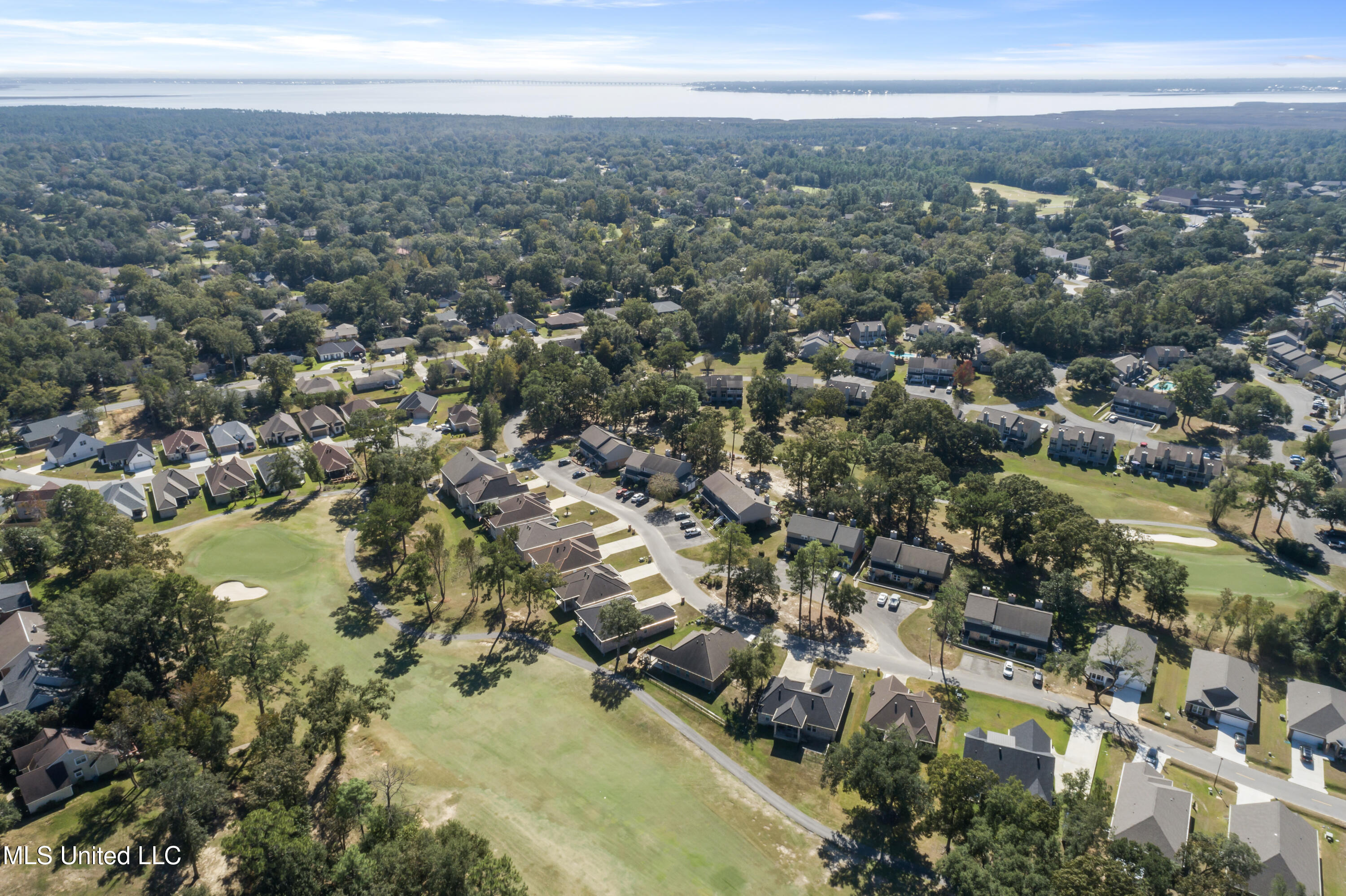 87108 Highpoint Drive Diamondhead, MS 39525 - Photo 27 of 34 Course Aerial