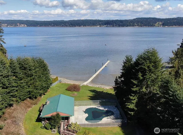 a view of outdoor space and mountain view