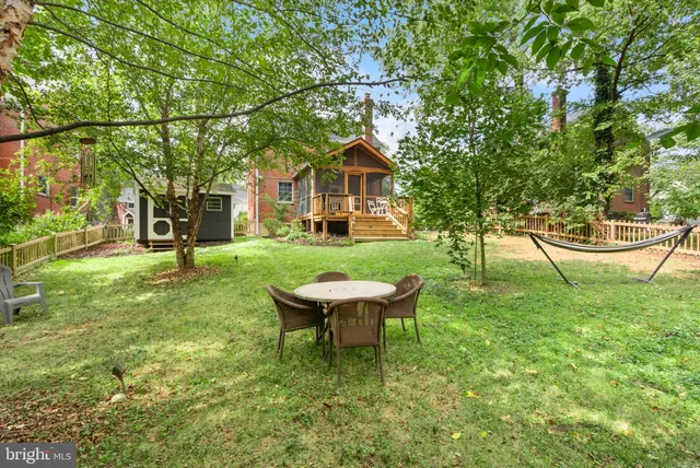 a front view of a building with street