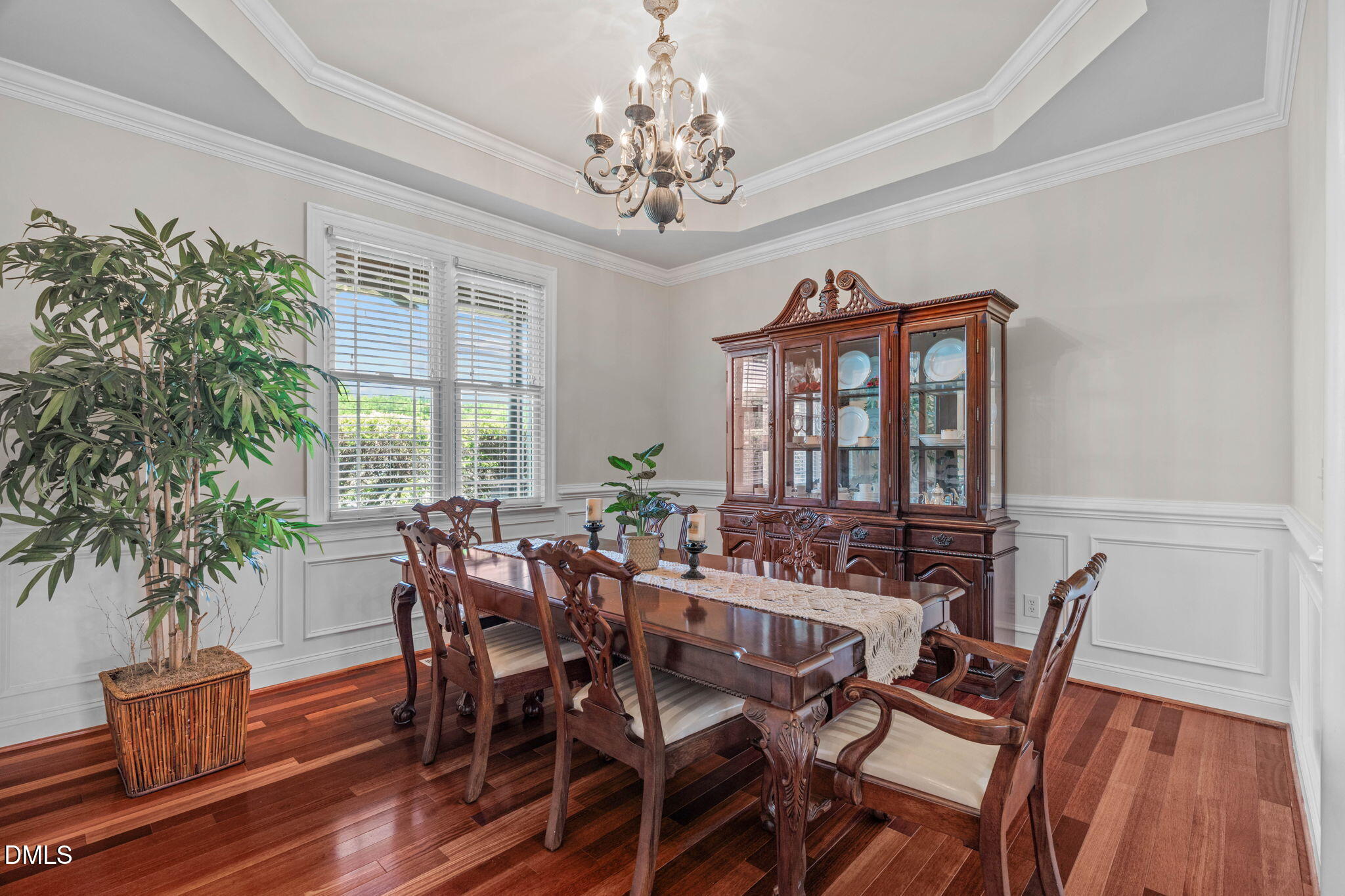 10917 Jordan Road Raleigh, NC 27603 - Photo 3 of 58 a view of a dining room with furniture window and wooden floor