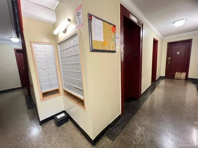 a view of an entryway door