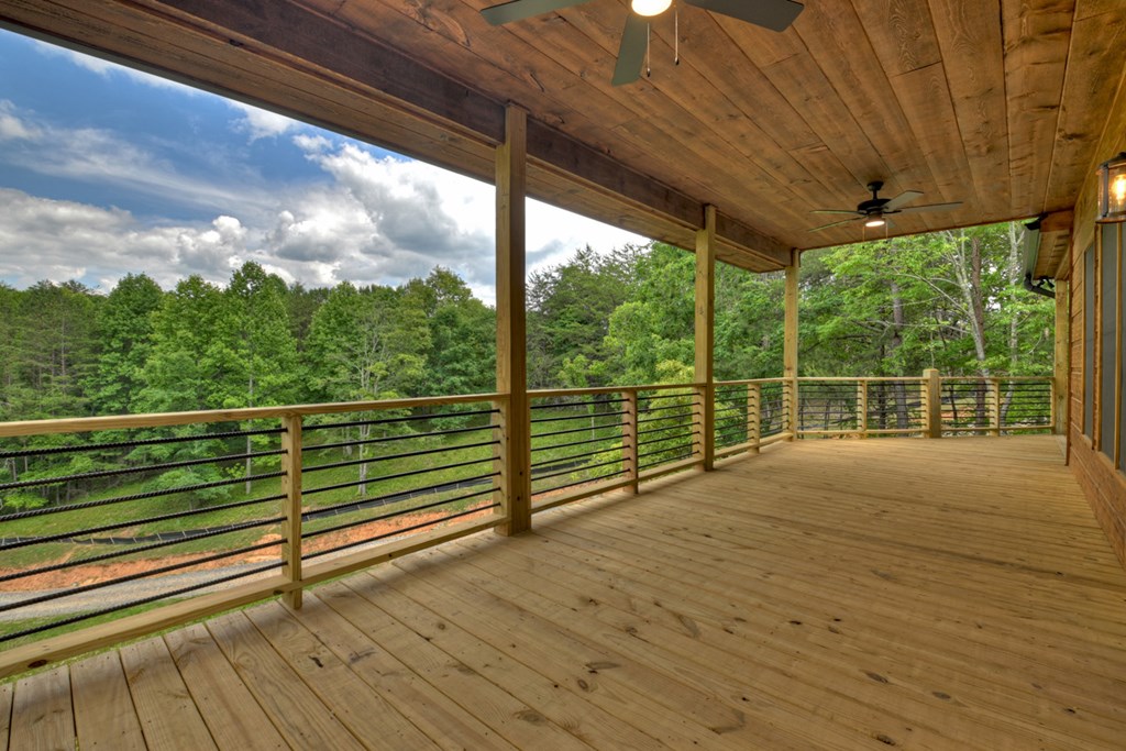 17 Dogwood Hills Way Blue Ridge, GA 30513 - Photo 14 of 47 Upper level Party Porch