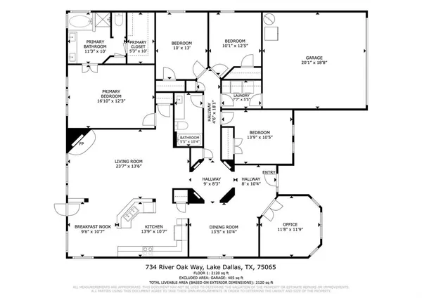$399,900 | 734 River Oak Way, Lake Dallas, TX 75065