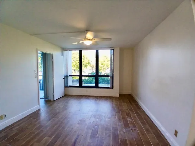 a view of a room with empty racks