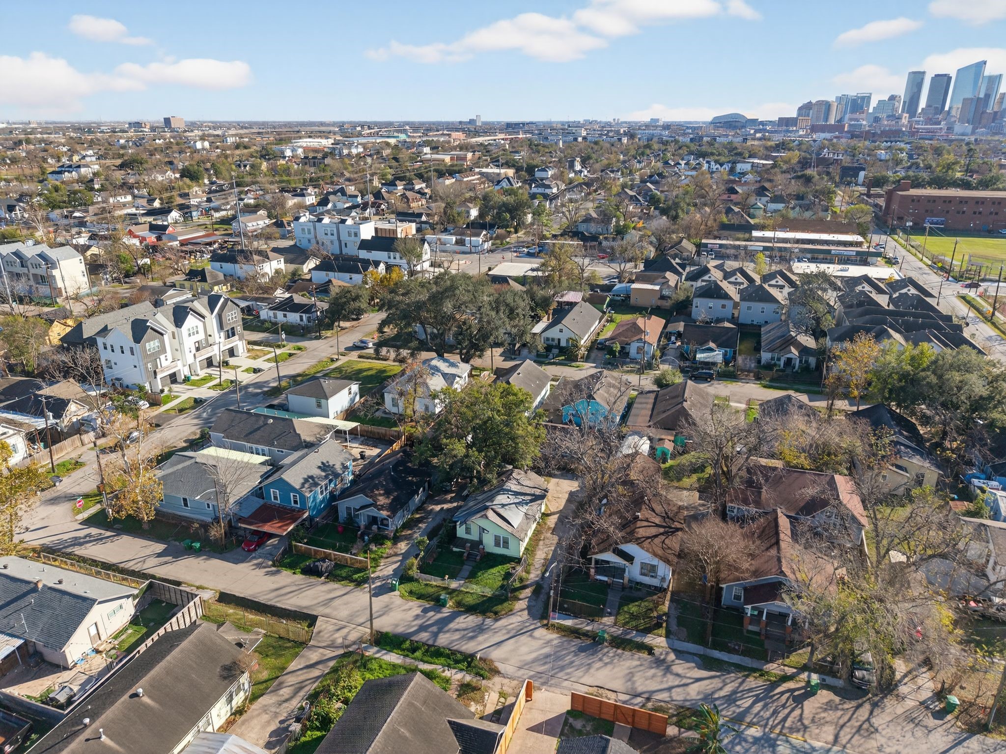 1222 Genova Street Houston, TX 77009 - Photo 3 of 15 an aerial view of a city