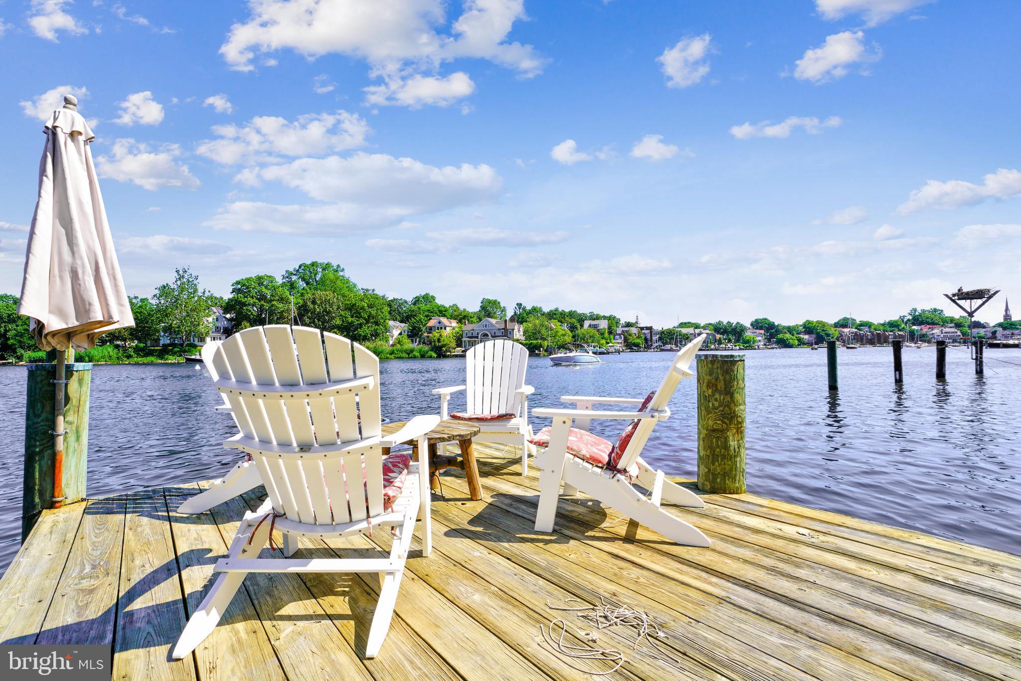 90 Quarter Landing Road Annapolis, MD 21403 - Photo 54 of 58 Sitting on the dock of the...