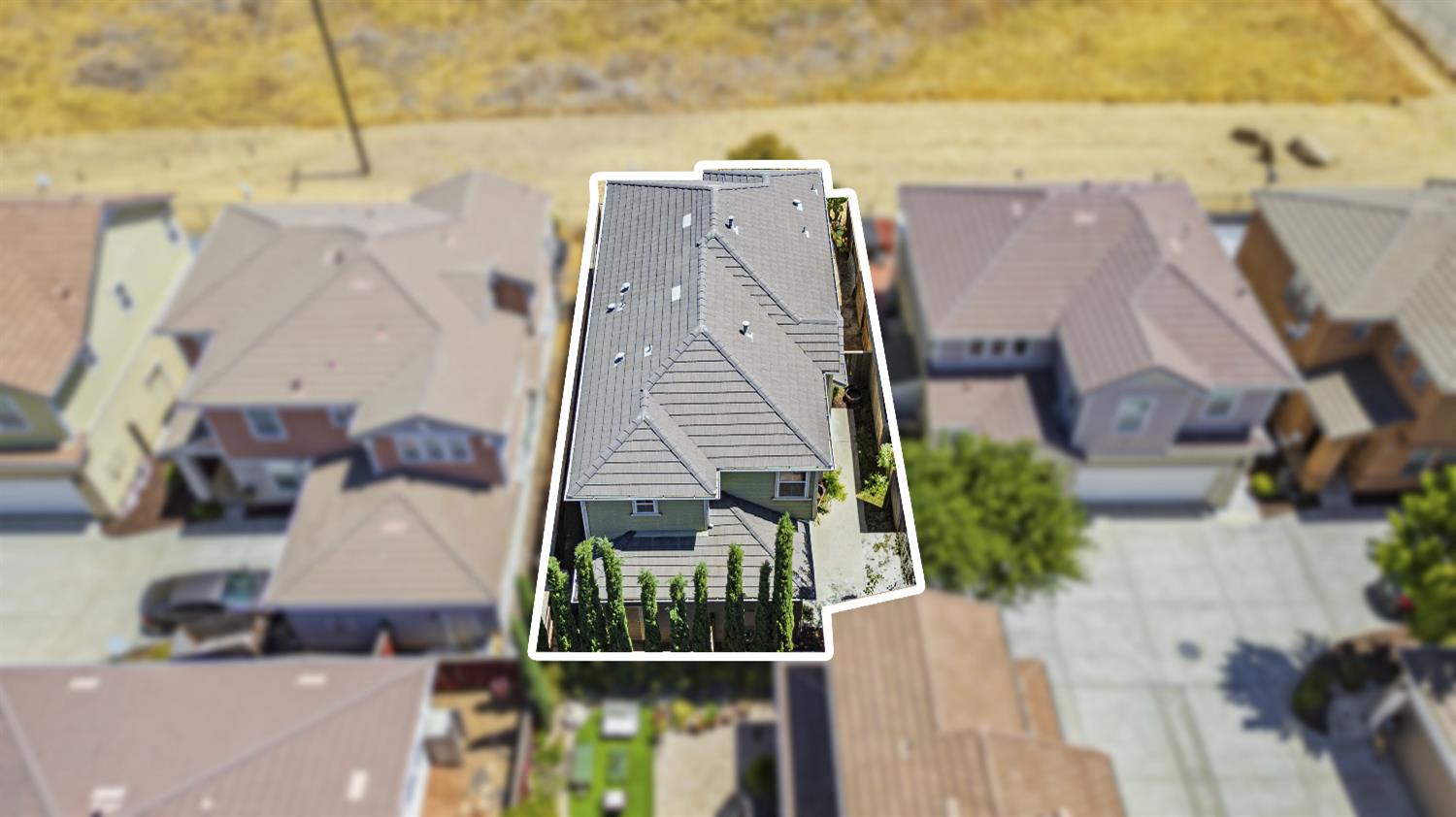 9397 Vintner Circle Patterson, CA 95363 - Photo 38 of 38 an aerial view of a house with outdoor space