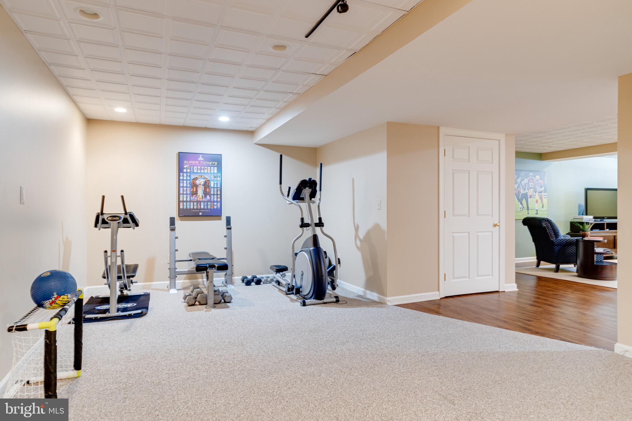 1911 Cranbourne Road Lutherville-Timonium, MD 21093 - Photo 61 of 75 Work Out Room in Lower Level