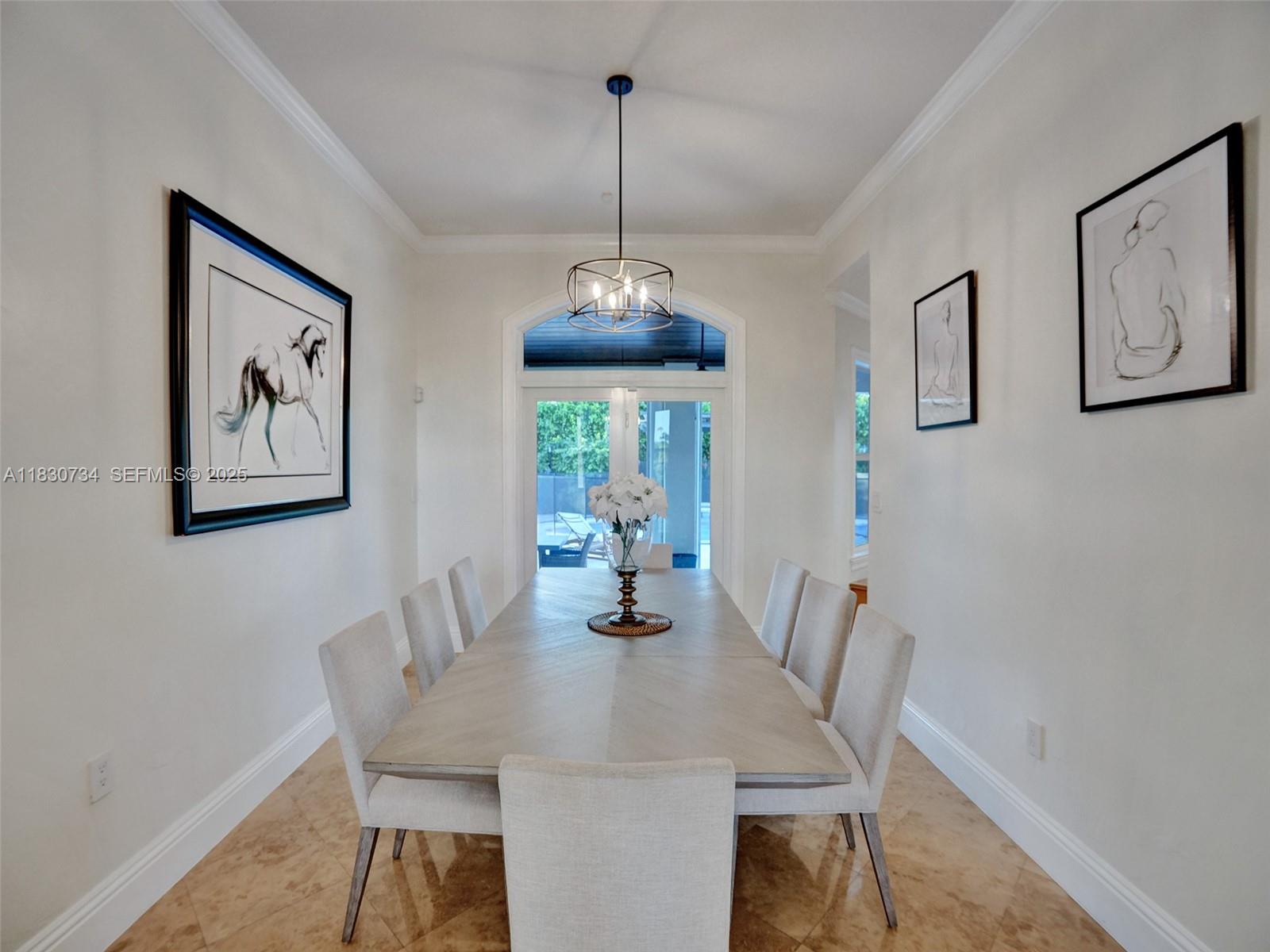 12401 Southwest 77th Street, Unit 12401 Miami, FL 33183 - Photo 83 of 95 a view of a dining room with furniture window and wooden floor