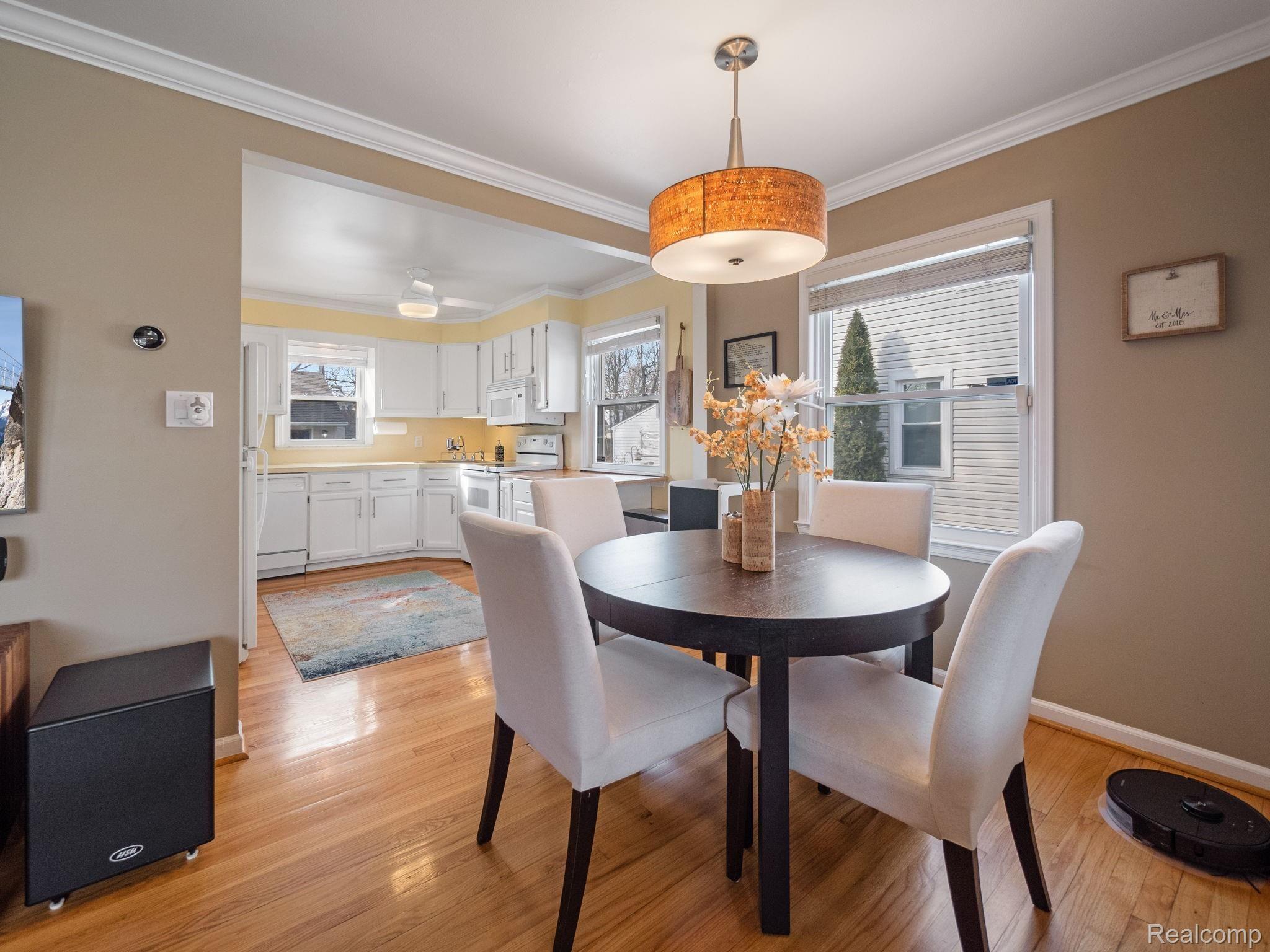 3507 Normandy Road Royal Oak, MI 48073 - Photo 8 of 43 Dedicated dining space open to kitchen