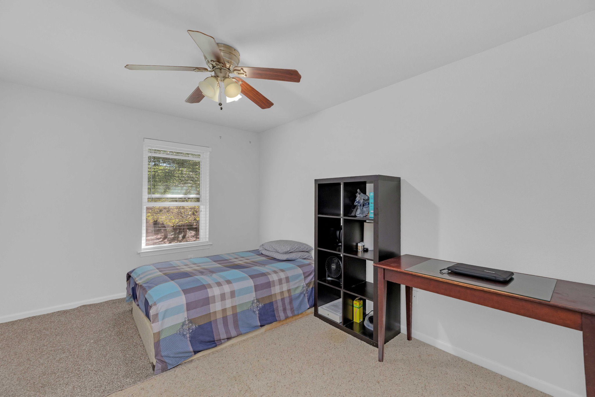 12528 Labrador Cove Austin, TX 78729 - Photo 35 of 40 Spacious secondary bedroom with multiple windows providing excellent natural light. Generous layout allows for flexible furniture placement and comfortable everyday living, ideal for guests or family members.