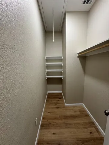 a view of walk in closet