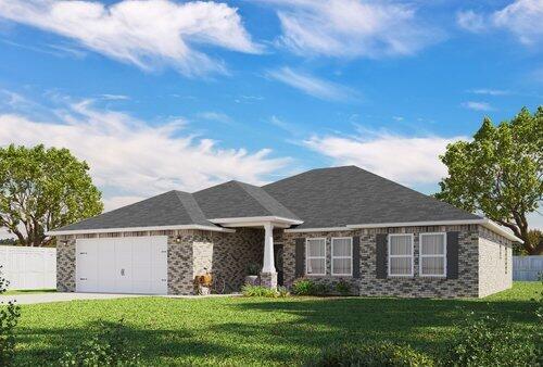 9224 Trident Road Milton, FL 32583 - Photo 1 of 47 front view of house with a yard