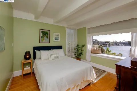 a room with furniture