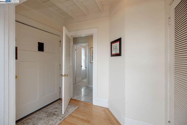 a view of a glass door and a porch