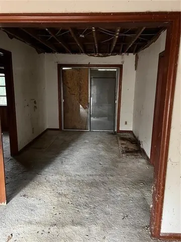 a view of a small space