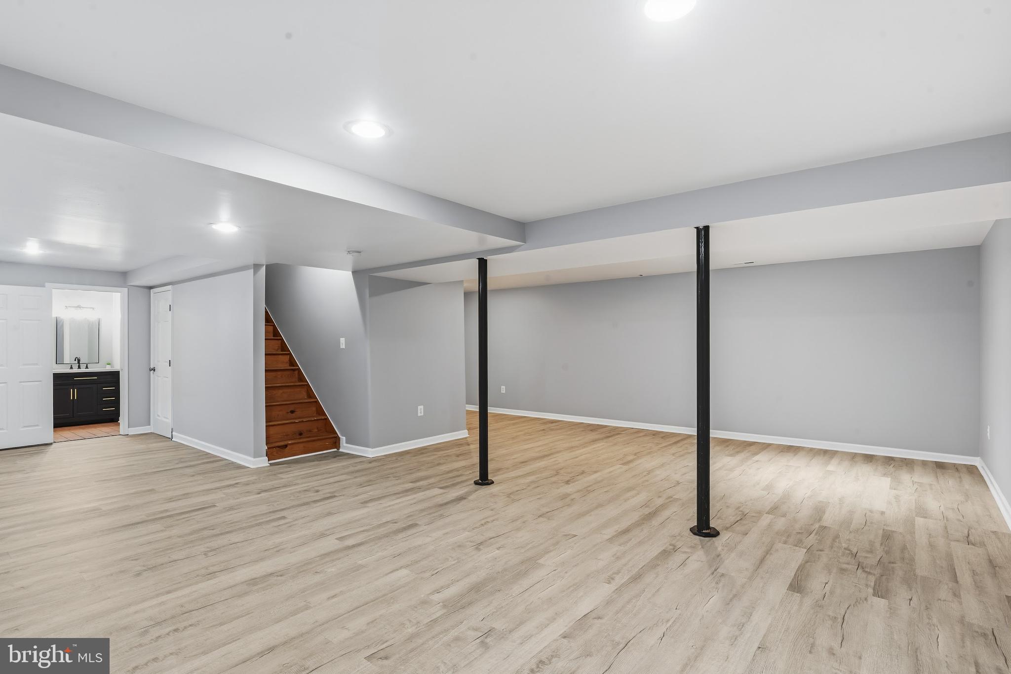 997 Wilderness Road Linden, VA 22642 - Photo 35 of 61 Basement rec room with new LVP Flooring