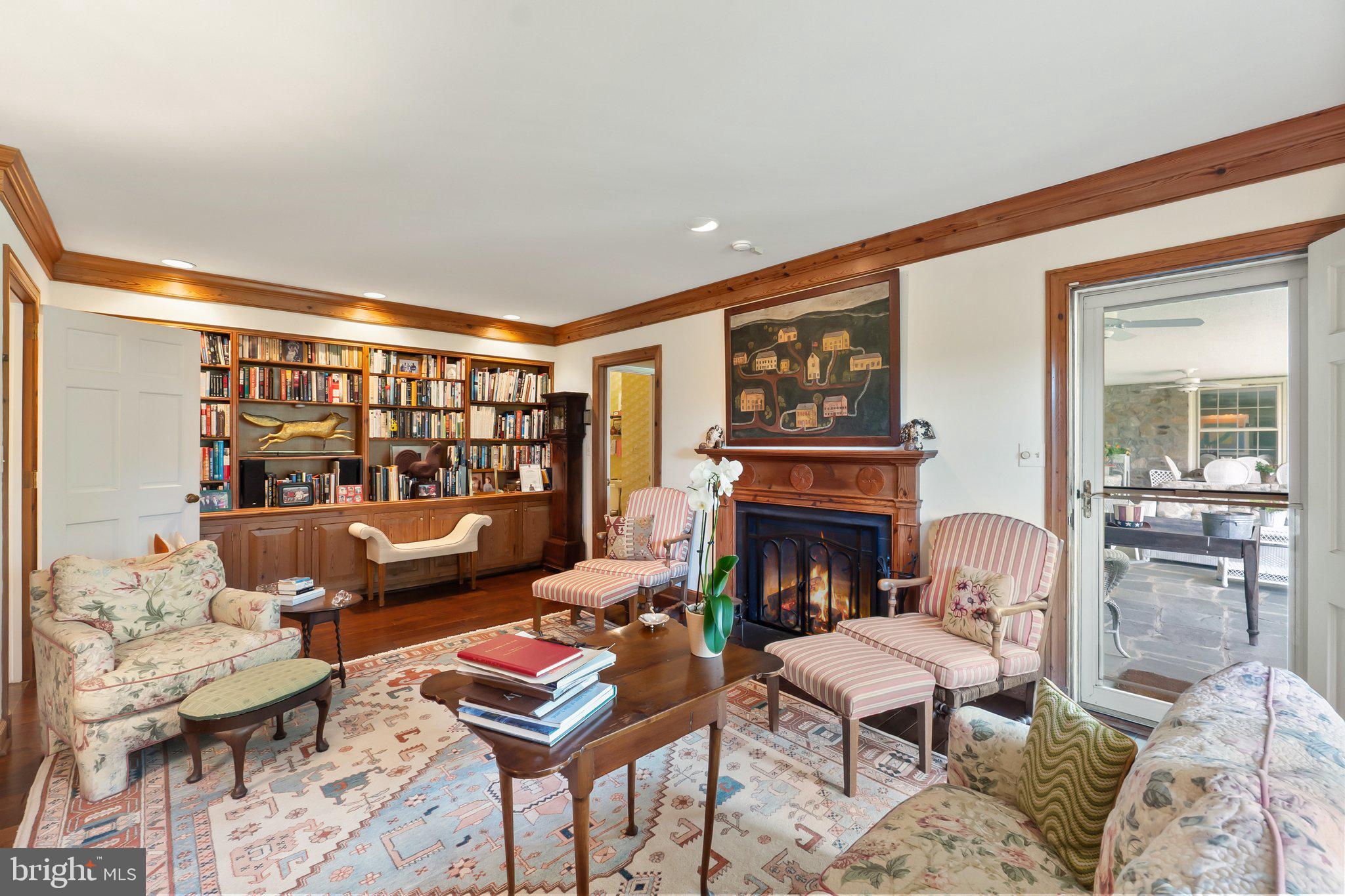 2573 Zulla Road The Plains, VA 20198 - Photo 29 of 81 a living room with furniture and a fireplace
