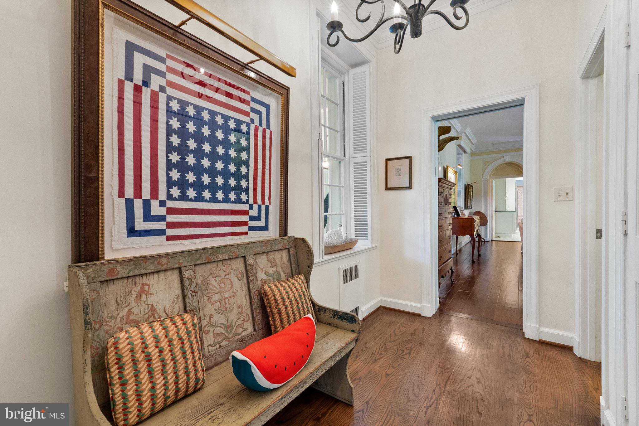 2573 Zulla Road The Plains, VA 20198 - Photo 44 of 81 a view of a hallway with furniture and wooden floor
