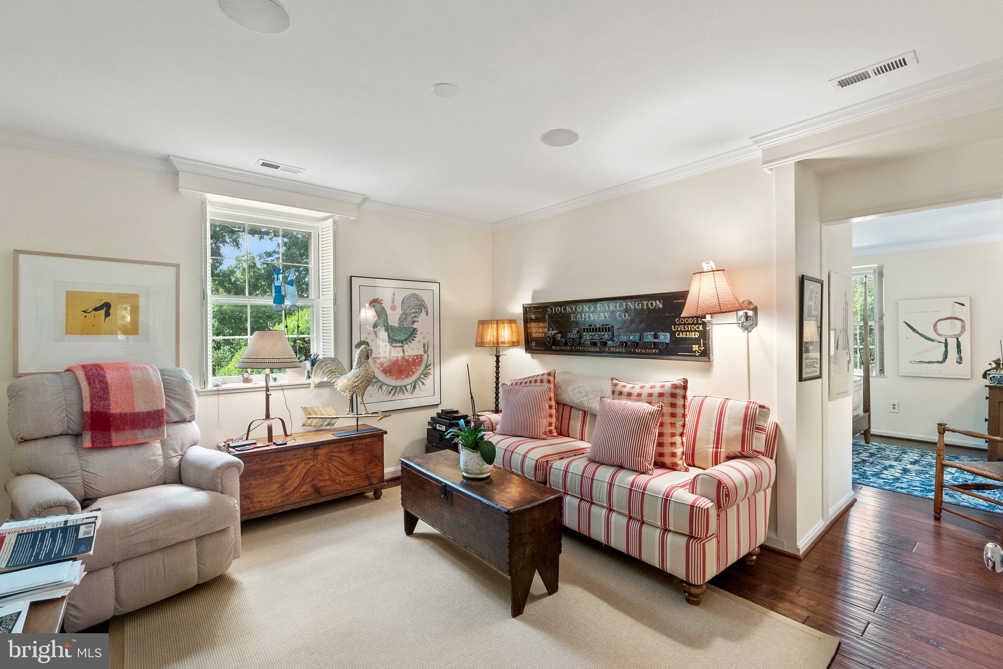 2573 Zulla Road The Plains, VA 20198 - Photo 46 of 81 a living room with furniture and a flat screen tv
