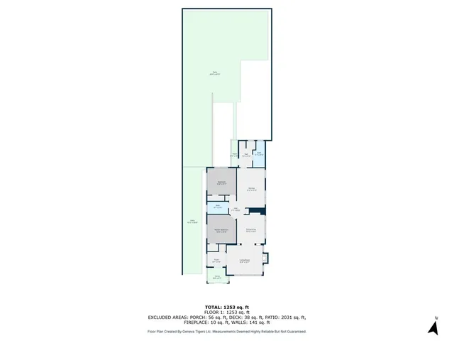 a picture of a floor plan