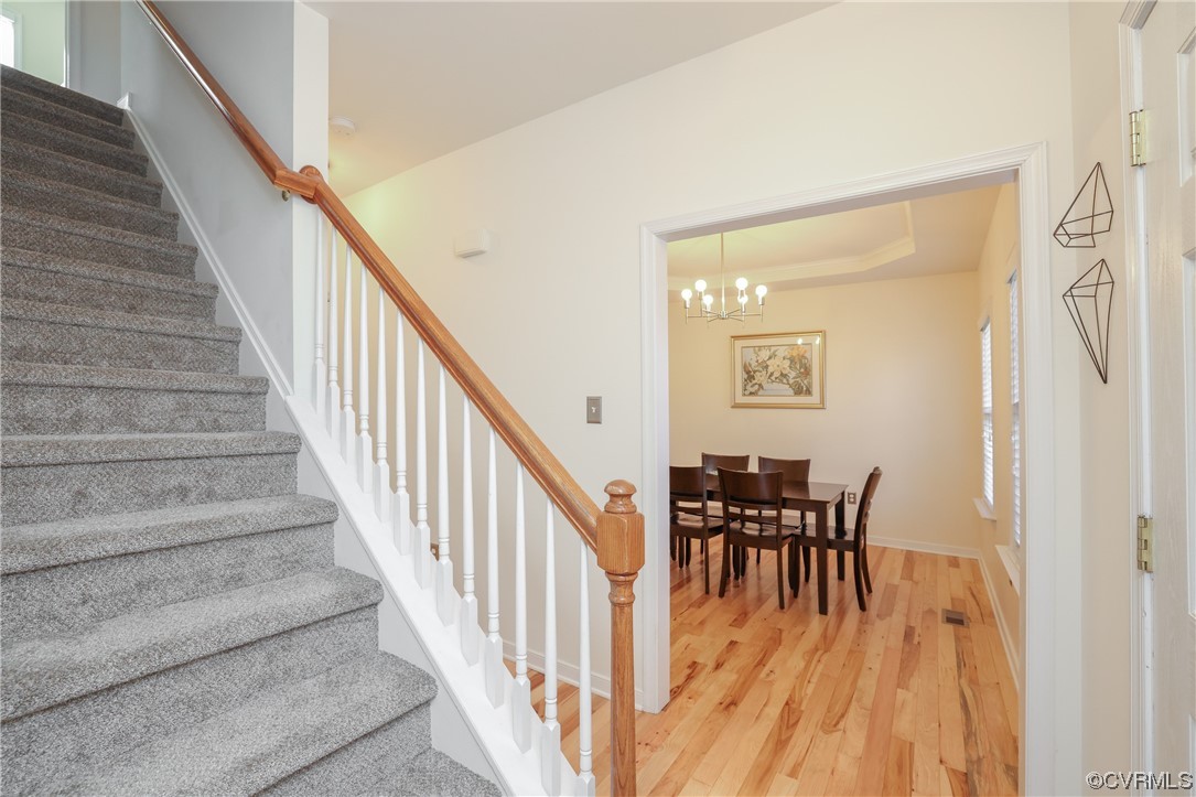 1600 Winterfield Place Midlothian, VA 23113 - Photo 5 of 43 a view of entryway and hall with wooden floor