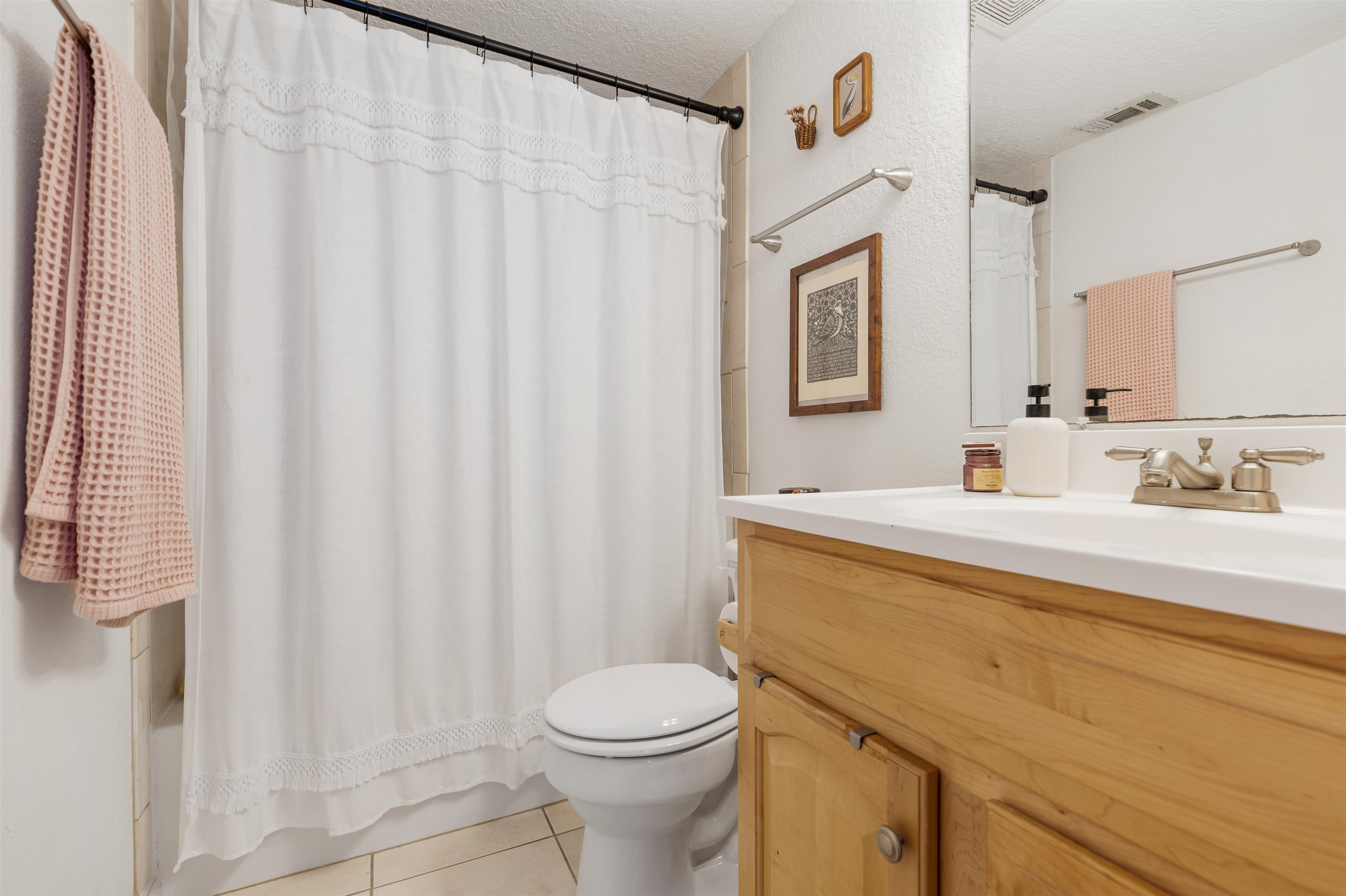 10 Brigantine Court St. Augustine, FL 32080 - Photo 17 of 26 a bathroom with a sink a toilet and a mirror