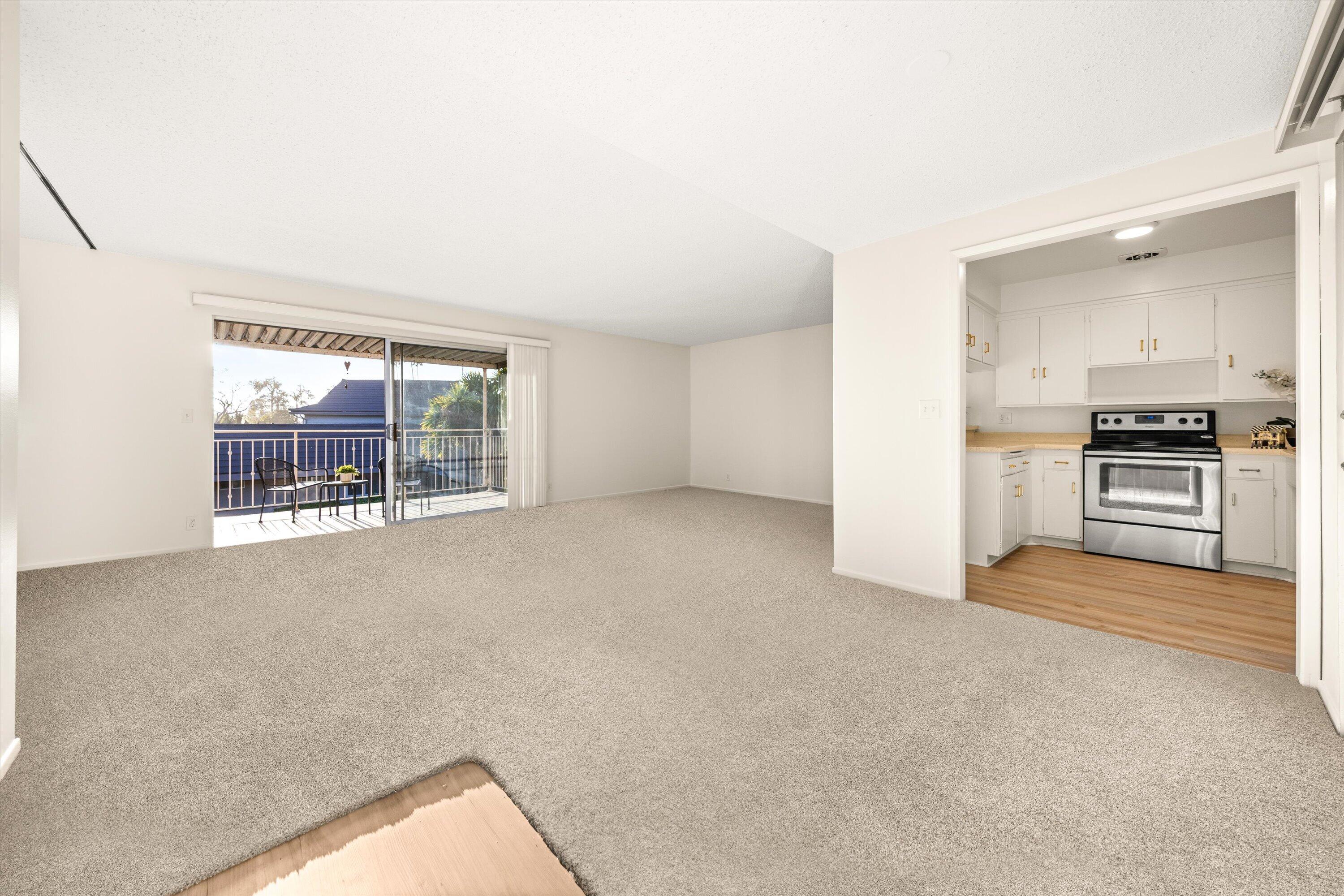 5722 Encina Road, Unit 4 Goleta, CA 93117 - Photo 7 of 28 a view of an empty room with a kitchen