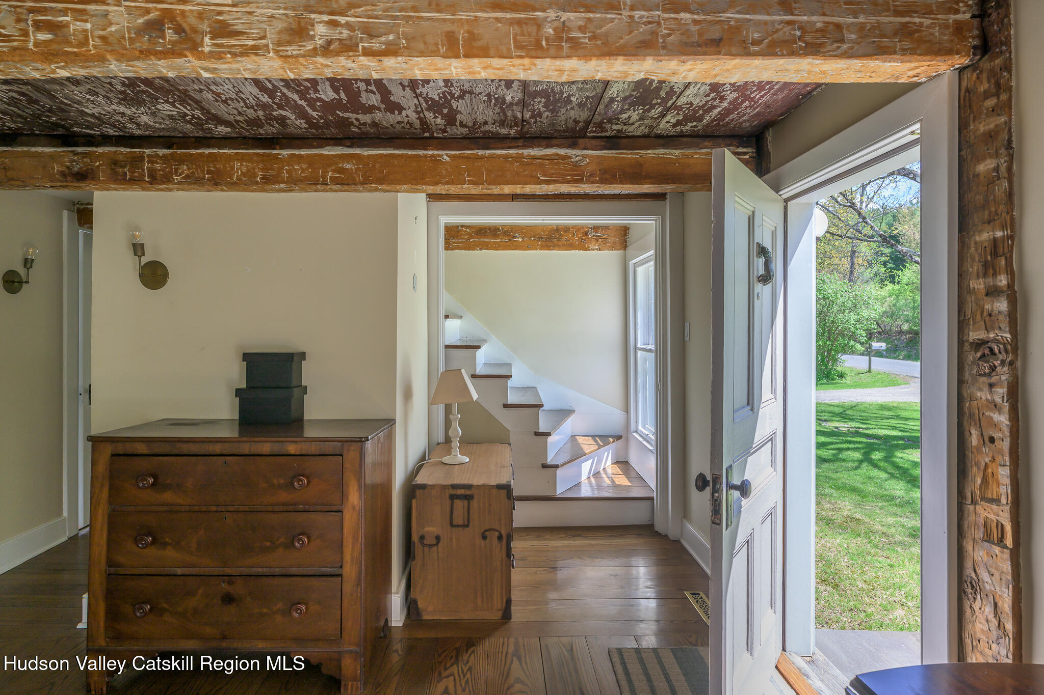 159 Riders Mills Road Old Chatham, NY 12136 - Photo 27 of 42 a view of a living room and hardwood