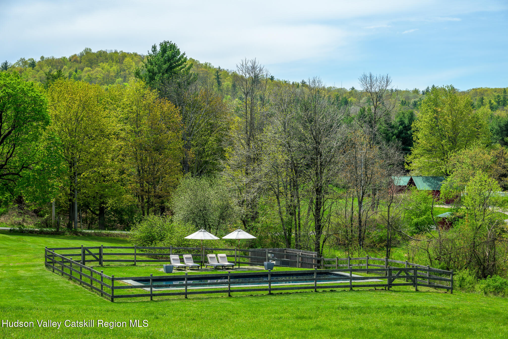159 Riders Mills Road Old Chatham, NY 12136 - Photo 34 of 42 a garden view with a fountain