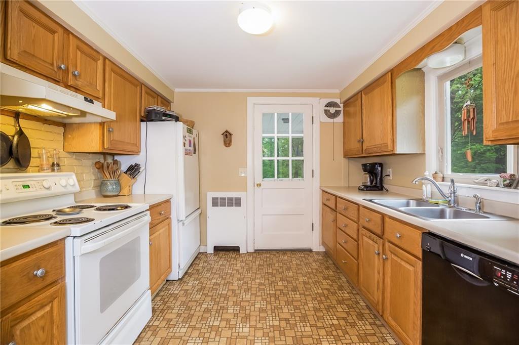 Nice layout in the kitchen which...