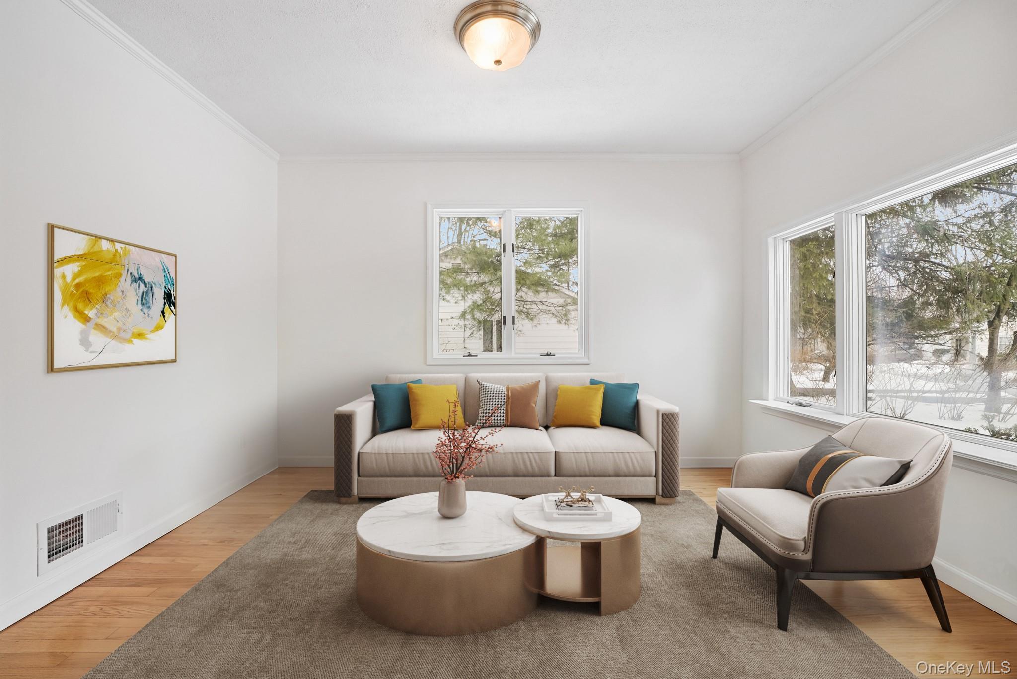 33 Overlook Road Ardsley, NY 10502 - Photo 15 of 32 a living room with furniture and a large window