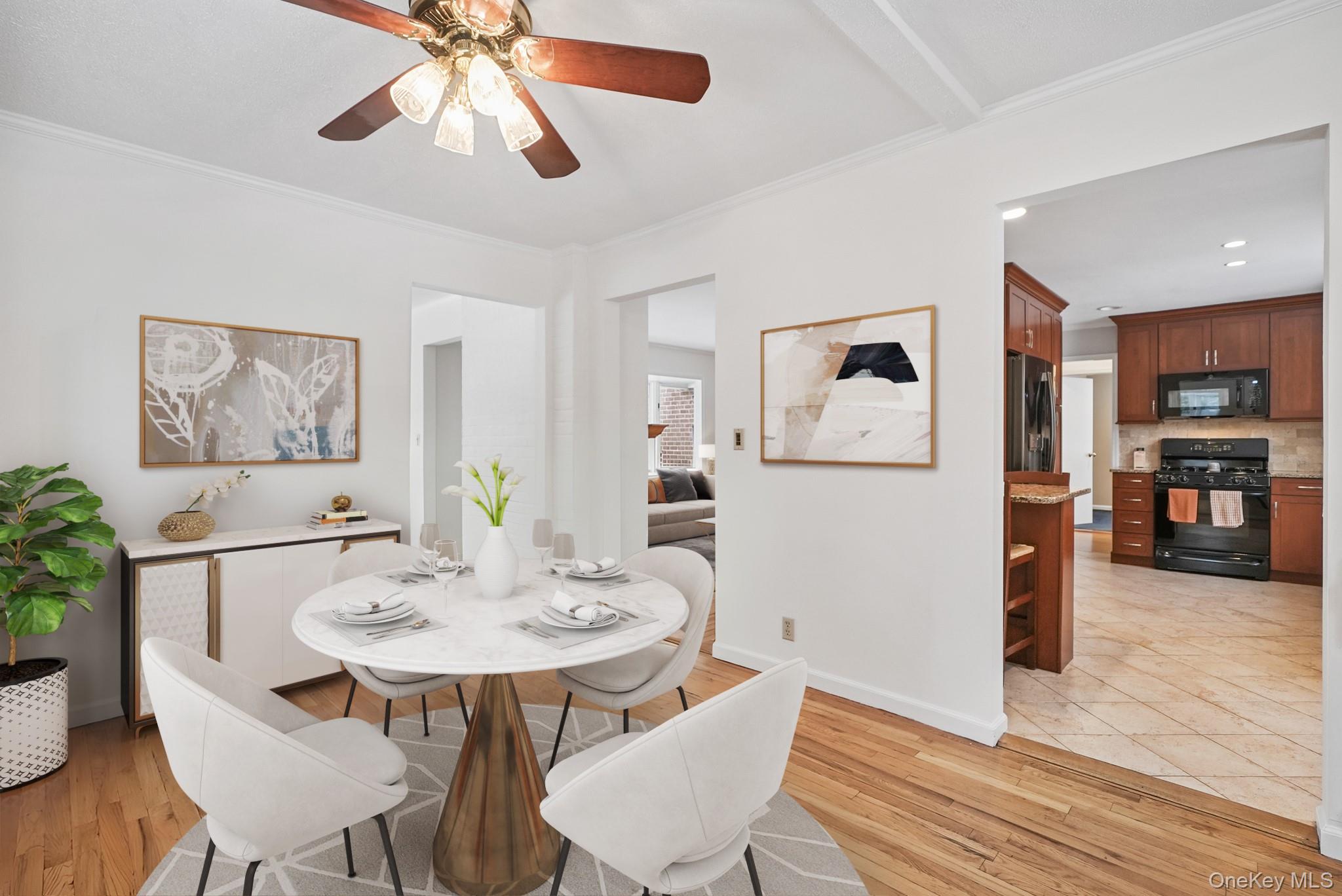 33 Overlook Road Ardsley, NY 10502 - Photo 8 of 32 a view of a dining room with furniture and wooden floor