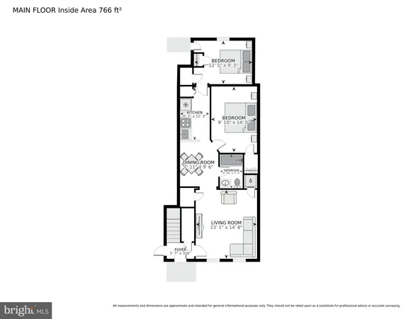 $1,900 | 1254 Simms Place Northeast, Unit 2, Washington, DC 20002