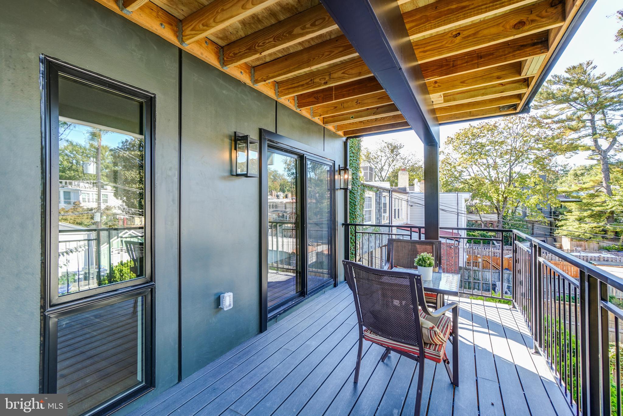 3615 S Street Northwest Washington, DC 20007 - Photo 17 of 48 Second-floor private balcony