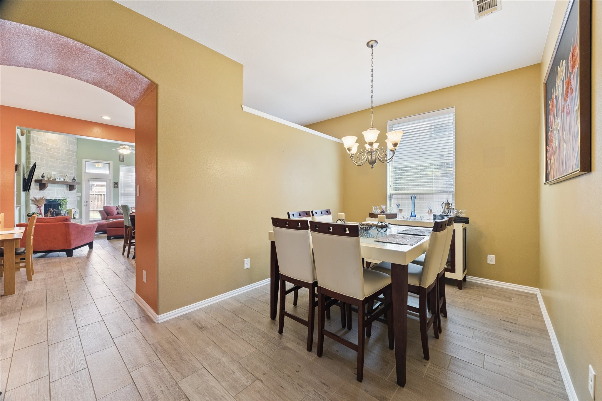 13117 Green Shores Lane Rosharon, TX 77583 - Photo 9 of 30 a view of a dining room with furniture and window
